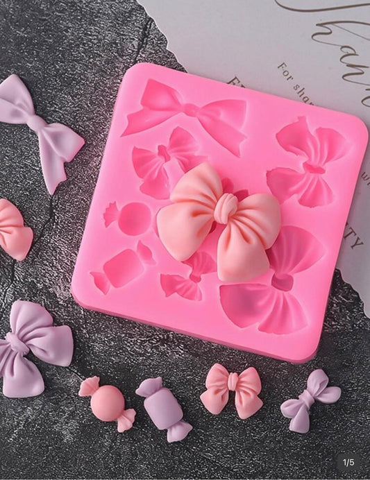 Molde silicona Mini Moños