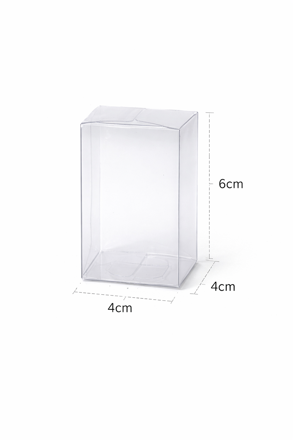 Caja acetato 4x4x6cm
