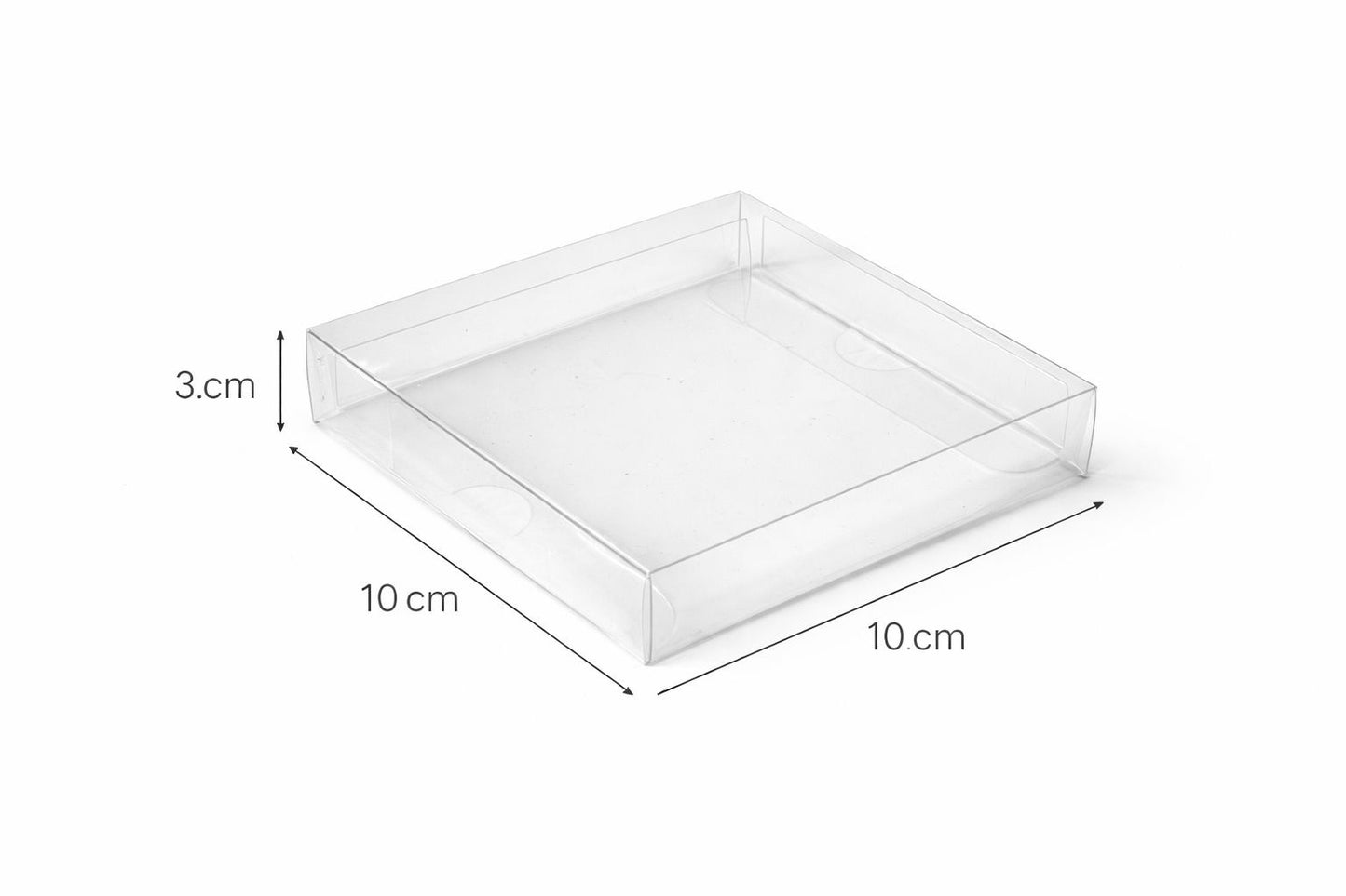 Caja acetato 10x10x3cm