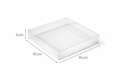 Caja acetato 10x10x3cm
