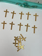 Cruz decorativa de acrílico decorativa 50 piezas