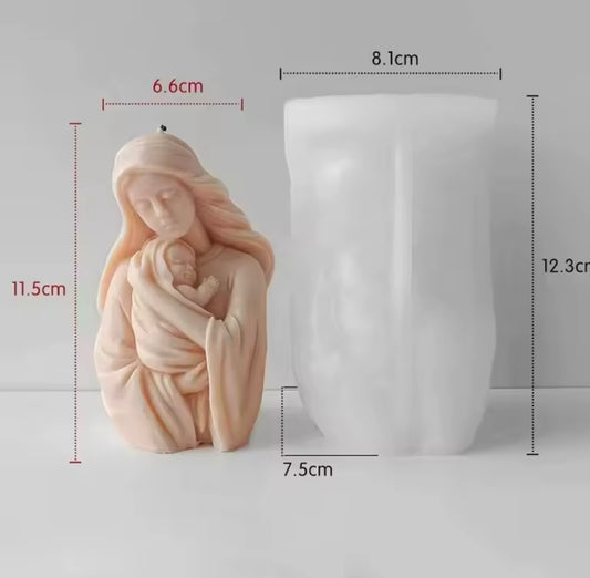 Molde Virgen María