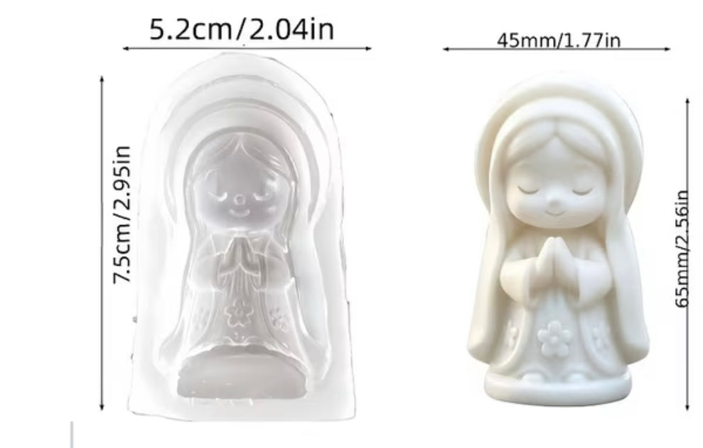 Molde Mini Virgencita