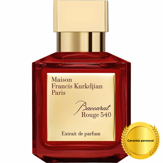 Fragancia Baccarat Rouge 540 (Dupe perfume)