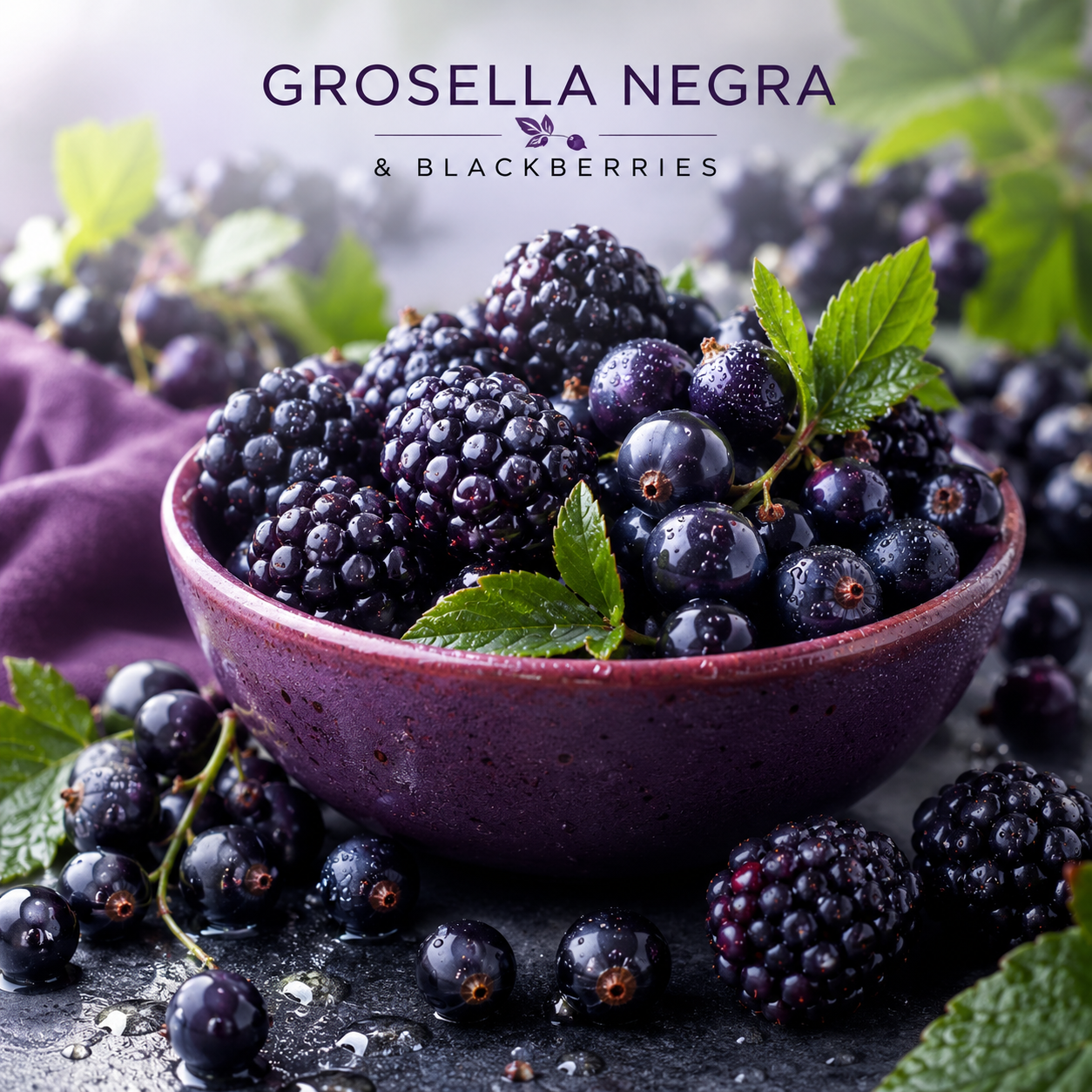 Fragancia Grosella Negra y Blackberries
