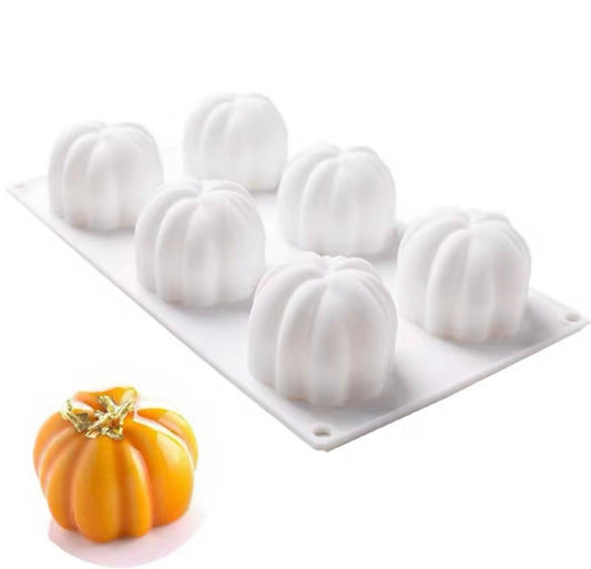 Molde calabaza 6 cavidades