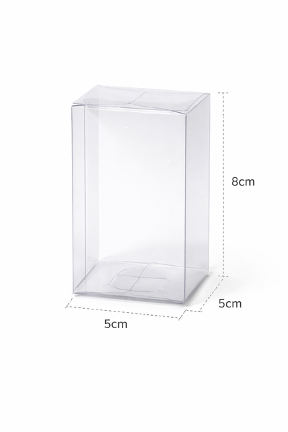 Caja acetato 5x5x8 cm