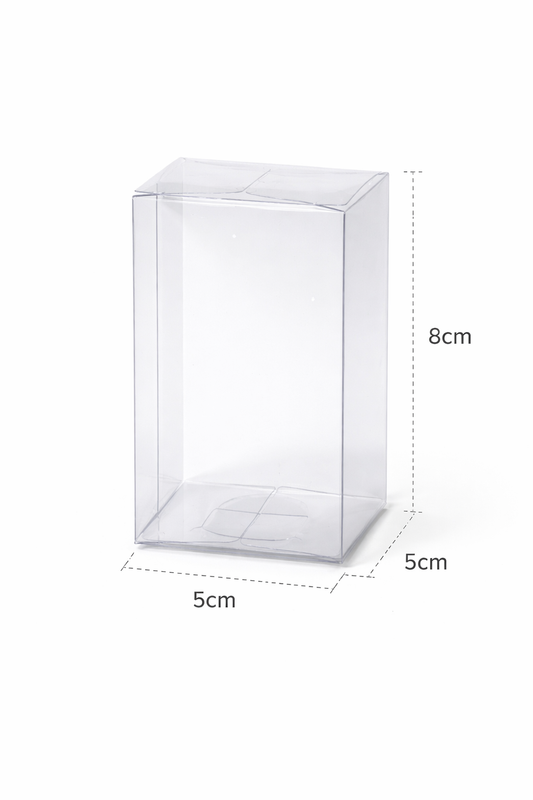 Caja acetato 5x5x8 cm