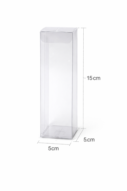 Caja acetato 5x5x15 cm