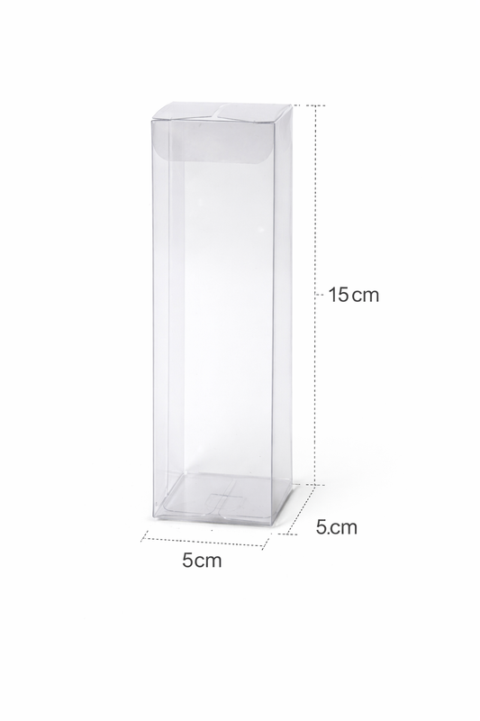 Caja acetato 5x5x15 cm