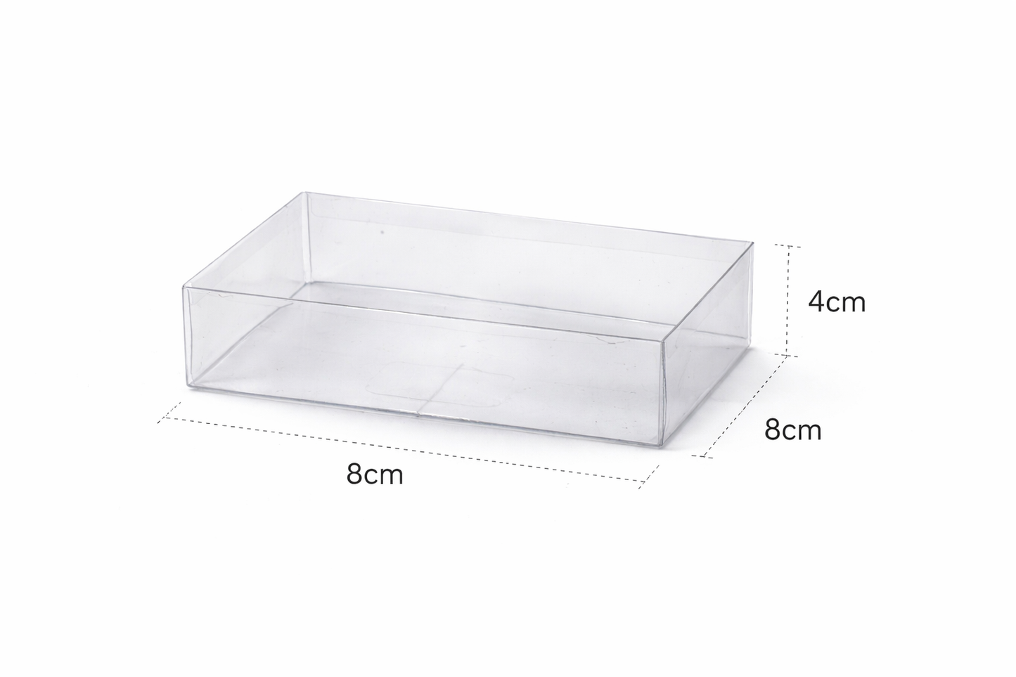 Caja acetato 8x8x4 cm