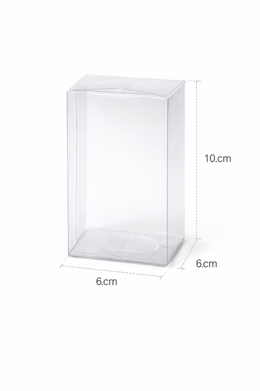 Caja acetato 6x6x10 cm